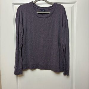Splendid Women's Dark Purple Crewneck Sweater